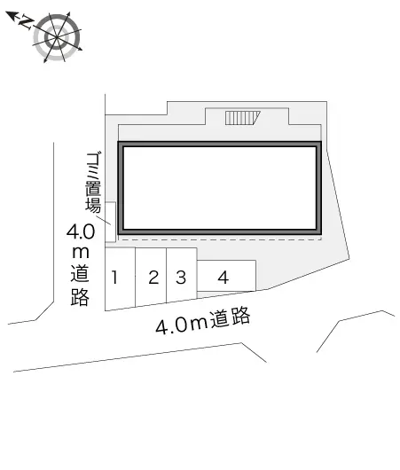 ★手数料０円★川越市豊田町２丁目 月極駐車場